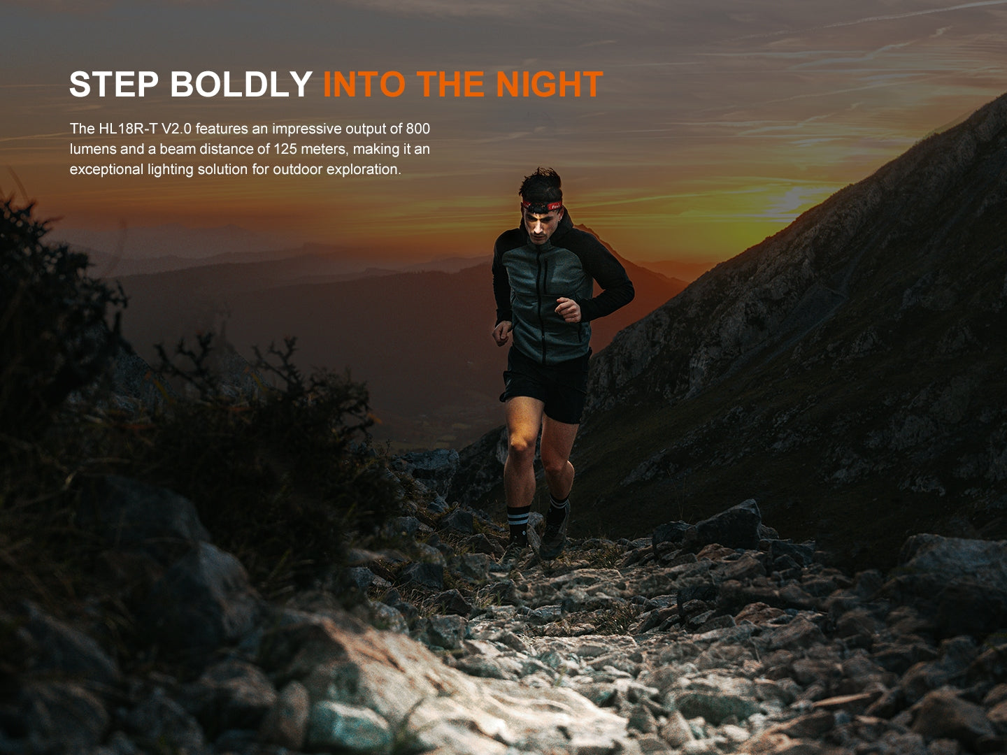 Stralux HL18R-T V2 Lightweight Trail Running Headlamp -- OPEN BOX