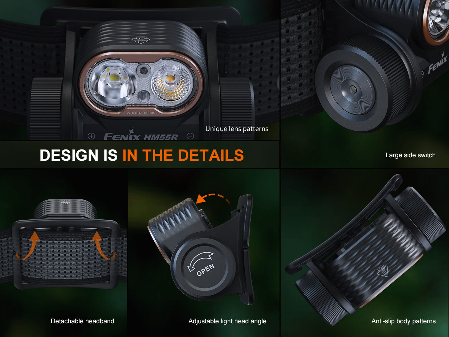 HM55R Lightweight Multi-LED Headlamp