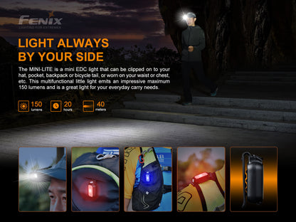 Mini-Lite Multipurpose Mini EDC flashlight - 150 Lumens