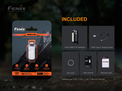 Mini-Lite Multipurpose Mini EDC flashlight - 150 Lumens